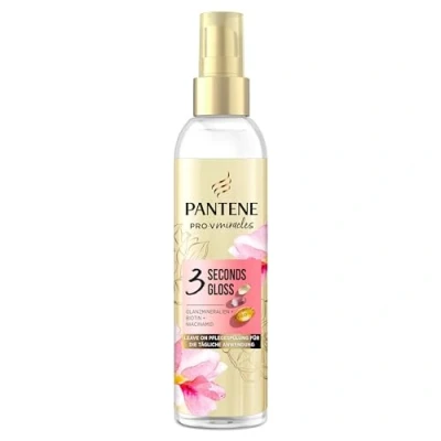 Abbildung von Pantene Pro V Colour Gloss Leave On Pflegespülung Spray 145ml. Miracles Haarölspray für Gefärbtes, Geschädigtes Haar. Hilft, das Haar Sichtbar zu Glätten und Verleiht Sofortigen Glanz in 3 Sek