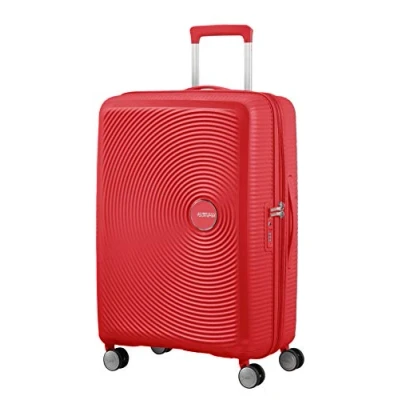 Abbildung von American Tourister Soundbox Spinner M Erweiterbar Koffer, 67 cm, 81 L, Rot (Coral Red)