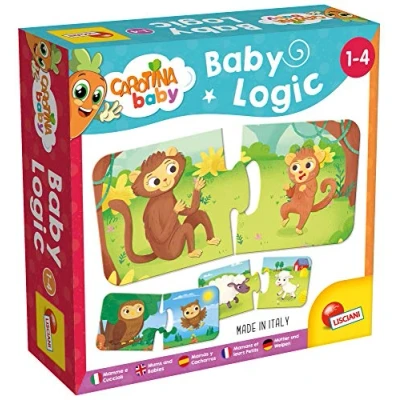 Abbildung von Liscianigiochi 80038 Welpe Carotina, Logikspiel Jungen, Baby Logik Mütter und Ihre Kleinen