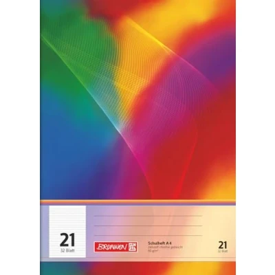 Abbildung von Brunnen 104432102 Schulheft A4 (32 Blatt, liniert, Lineatur 21)
