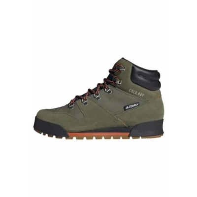 Abbildung von Adidas Terrex Snowpitch COLD.RDY Hiking Hikingschuh, Herren, Größe: 41 1/3, Olive strata/bronze strata/semi impact orange Schuhe
