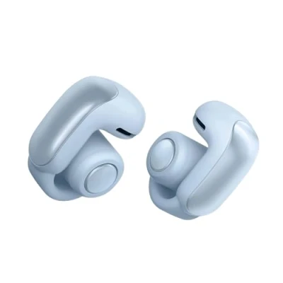 Abbildung von Bose Ultra Open Ear Earbuds mit OpenAudio Technologie, kabellose Earbuds, bis zu 48 Stunden Akkulaufzeit, Mondstein Blau Limited Edition