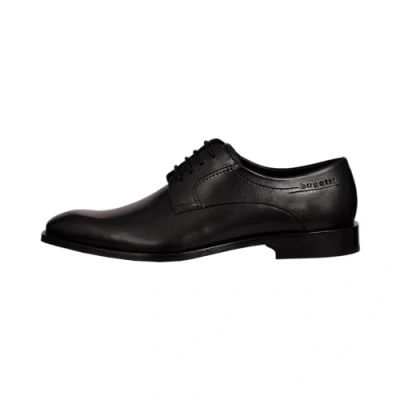 Abbildung von bugatti Herren Businessschuhe, Männer Business Schnürer, Wechselfußbett,schnürschuhe,Anzugschuhe,Derby schnürung,schwarz (1000),40 EU / 6 UK