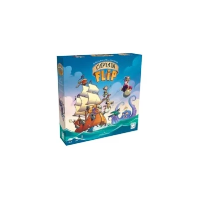 Abbildung von Asmodee Play Punk Captain Flip Gesellschaftsspiele Strategiespiele Spiel für Erwachsene und Kinder ab 8 Jahren 2 bis 5 Spieler französische Version