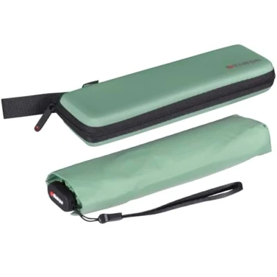 Abbildung von Knirps Taschenschirm US.050 Ultra Light Slim Manual im Etui Aloe