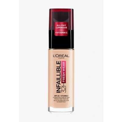 Abbildung von L&#039;Oréal Paris Infaillible 32H Fresh WEAR Makeup Foundation, Damen, Größe: 30 ml, 20 ivory