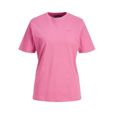 Abbildung von JJXX ANNA SS REG Every Small LOGO NOOS Tshirt basic, Damen, Größe: Medium, Carmine rose