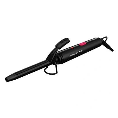 Abbildung von Rowenta CF2119 Lockenstab 16 mm feste Locken Keramikbeschichtung sanfte Wärme kühle Spitze 360 Drehkabel sicherer Gebrauch Schwarz/Pink, Schwarz/Rot