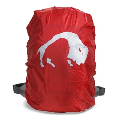 Abbildung von Tatonka Rain Flap XS (20 30 L) Regenhülle für Rucksäcke von 20 bis Liter Volumen Kleines Packmaß Mit Schnürzug und Kordelstopper Inklusive Packbeutel (red)