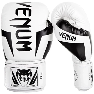 Abbildung von Venum Elite Boxhandschuhe Weiß,Schwarz 12 Oz