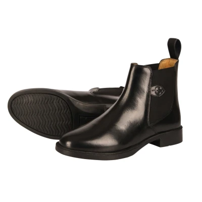 Abbildung von Kerbl Unisex Kinder rideankelstøvler klassisk Reitstiefelette, Schwarz, 35 EU