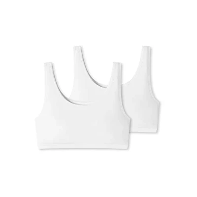 Abbildung von Uncover by Schiesser Damen 2pack Bustier Unterwäsche, Weiss, 3XL