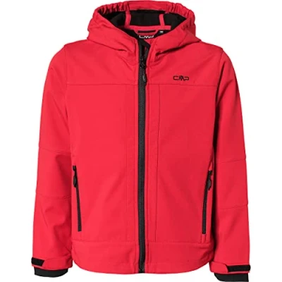 Abbildung von CMP Jungen Softshelljacke Für Kinder Jacke, Rosa Fluo Weiß, 128 EU