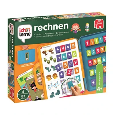 Abbildung von Jumbo Spiele Ich lerne rechnen Lernspiel für Kinder ab 4 Jahren 2 bis Spieler