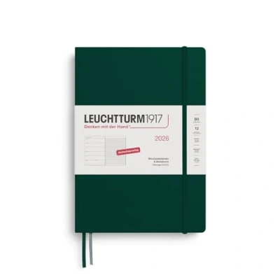 Abbildung von LEUCHTTURM1917 372466 Wochenkalender &amp; Notizbuch Composition (B5) 2026, 12 Monate, Forest Green, Deutsch