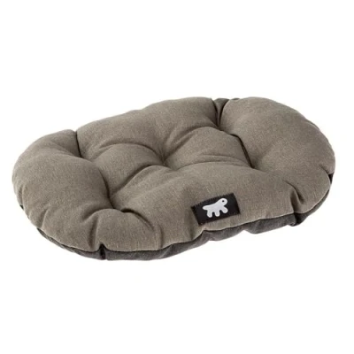 Abbildung von Ferplast Hundebett Relax, Hundekissen, Katzenkissen, Hundematte für Hundehütten und Autos waschbar aus Baumwolle mit weicher Polsterung, 43 x 30 cm. Braun