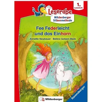 Abbildung von Fee Federleicht und das Einhorn Leserabe ab 1. Klasse Erstlesebuch für Kinder 6 Jahren (mit Mildenberger Silbenmethode)