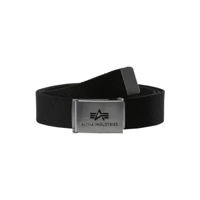 Abbildung von Alpha Industries BIG A BELT Gürtel, Größe: One Size, Black