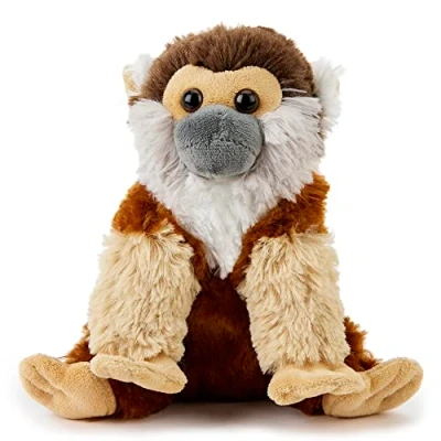 Abbildung von Zappi Co Plüsch Kinder Kuscheltier Weiches Kuscheliges Stofftier, Teil der Safari Tiere Kollektion, Ideal für (36cm Länge) (Totenkopfäffchen)