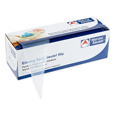 Abbildung von thermohauser Einweg Spritzbeutel (Kunststoff PE) Smoothy, transparent, 100 Stück, 60,0x27,0x0,009 cm