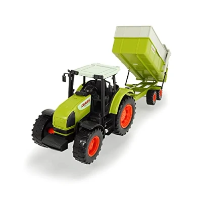 Abbildung von Dickie Toys 203739000 CLAAS Ares Set, großer Traktor mit Anhänger und Kippmechanismus, 57 cm lang, für Kinder ab 3 Jahren
