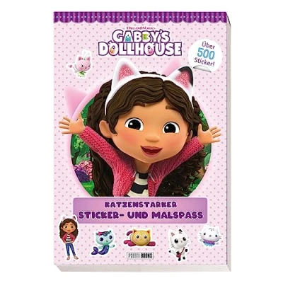 Abbildung von Gabby&#039;s Dollhouse: Katzenstarker Sticker und Malspaß: Über 500 Sticker!