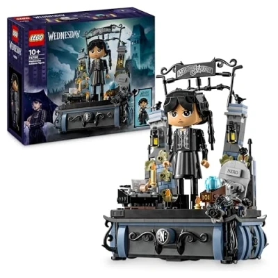 Abbildung von LEGO Wednesday: Wednesday Addams Baufigur, Set zum Sammeln für Kinder, Spielzeug Umbauen mit Elementen, Abenteuer Spielset ältere Mädchen und Jungen Spielzeugfigur 76780