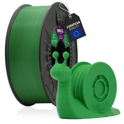 Abbildung von WINKLE PLA HD Filament, Avocado Grün, 3D Drucker 1,75 mm, 300 g, PLA, kompatibel mit allen Druckern, Maßgenauigkeit, Spule g