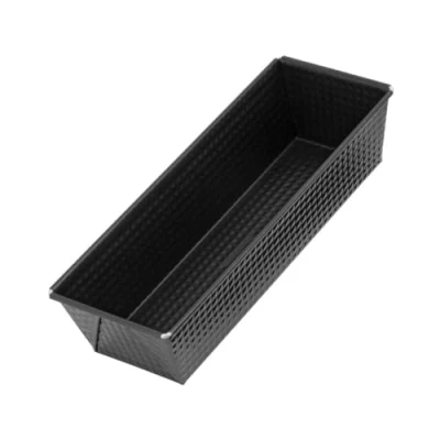 Abbildung von Zenker Z6514 Kastenform, Königskuchenform mit Antihaftbeschichtung, hochwertige Backform in schwarz (Kuchenform: ca.305x115x70 mm), Menge: 1 Stück