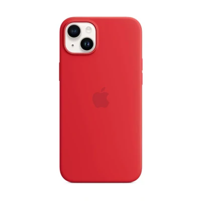 Abbildung von Apple MagSafe Silikon Back Cover Hellblau iPhone 15 Plus