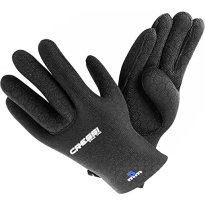 Abbildung von Cressi Neoprenhandschuhe High Stretch, Schwarz/Logo Rot, L