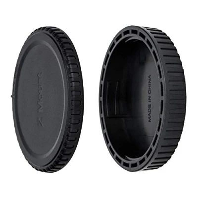 Abbildung von JJC Gehäusedeckel + Objektivdeckel (hinten) für Nikon Z Bajonett System Digitalkamera Z9 Z8 Z7 Z7II Z6 Z6II Z6III Z5 Z50 Z30 Zfc Zf usw. und Objektiv (1 Set)