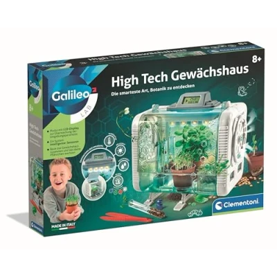 Abbildung von Clementoni Galileo Lab High Tech Gewächshaus Experimentierkasten &amp; Spielzeug für Kinder ab 8 Jahren von 59406