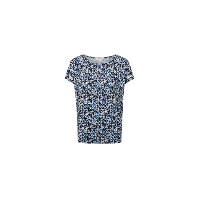 Abbildung von T Shirt aus Viskosestretch im Relaxed Fit Navy 38