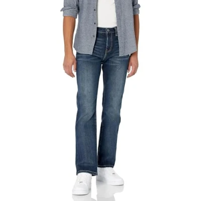 Abbildung von Wrangler Herren Red Kabel Regular Jeans, Dark Stone, 38W / 30L EU