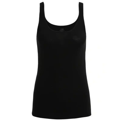 Abbildung von Icebreaker Siren TANK Unterhemd/shirt, Damen, Größe: Large, Black