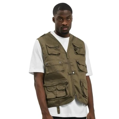 Abbildung von Brandit Weste, Herren, Größe: Large, Olive