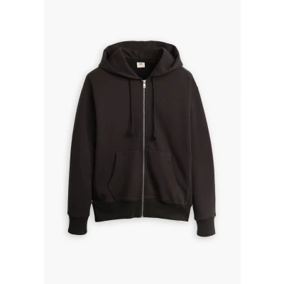 Abbildung von Levi&#039;s Herren Authentic Full Zip Sweatshirt, Black Agate Garment DYE F Agate, M