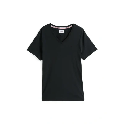 Abbildung von Tommy Jeans Tshirt basic, Herren, Größe: XXL, Black