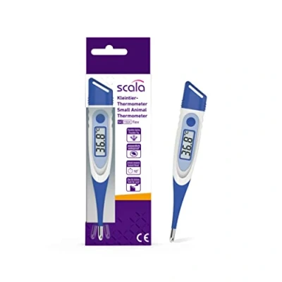 Abbildung von scala SC 1504 flex Haustier Thermometer für Kleine Säugetiere zur einfachen und schnellen messung der Körpertemperatur
