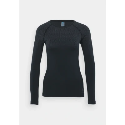 Abbildung von ODLO CREW NECK Performance ECO Langarmshirt, Damen, Größe: 38, Black