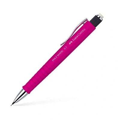 Abbildung von Faber Castell 133328 Druckbleistift Poly Matic, 0,7 mm, pink