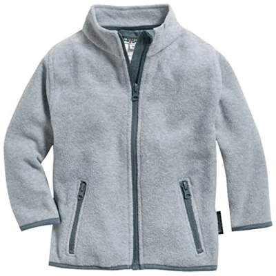 Abbildung von Playshoes Fleece Jacke Unisex Kinder Outdoor Oberteil, grau/melange, 152
