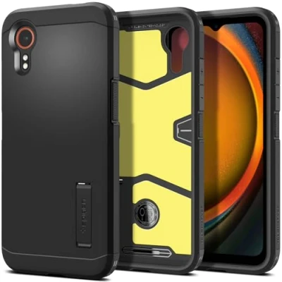Abbildung von Spigen Tough Armor Hülle Kompatibel mit Samsung Galaxy Xcover 7 Schwarz
