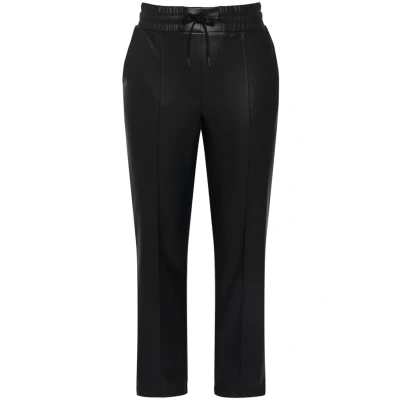 Abbildung von Ulla Popken 7/8 Passepoils Ceinture ÉLASTIQUE Stoffhose, Damen, Größe: 50, Black