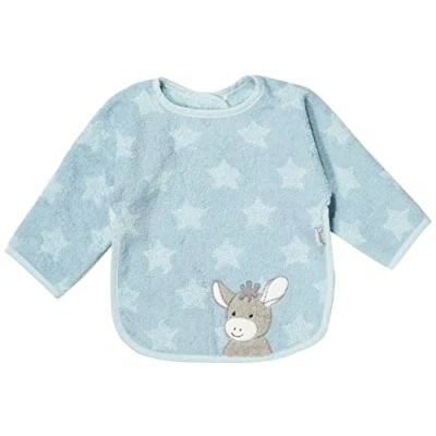 Abbildung von Sterntaler Baby Jungen Ärmellätzchen Emmi, Blau, 73 x 50 cm (1er Pack)