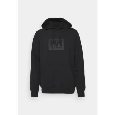 Abbildung von Helly Hansen BOX LOGO Kapuzenpullover, Herren, Größe: Medium, Black
