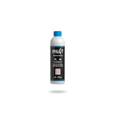 Abbildung von milKit Tubeless Dichtmilch in 250 ml Flasche Fahrrad Reifendichtmittel Milch Fahrradreifen Dichtmittel MTB, Rennrad &amp; Co.