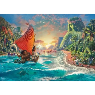 Abbildung von Schmidt Spiele 58030 Thomas Kinkade, Disney, Vaiana, Moana, 1000 Teile Puzzle, Normal