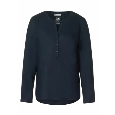 Abbildung von Street One IN Unifarbe Bluse, Damen, Größe: 40, Blau